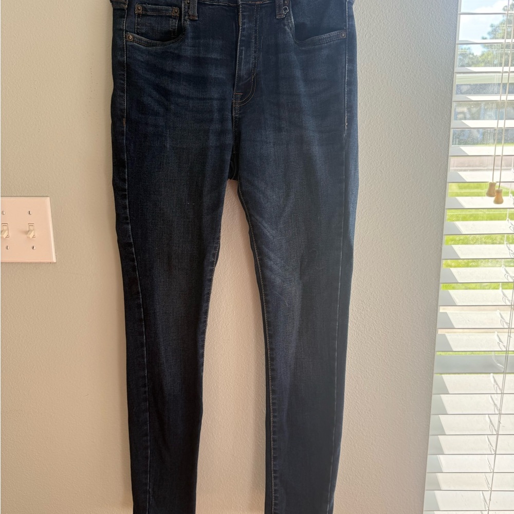 American Eagle Outfitters Dark Blue Skinny Jeans